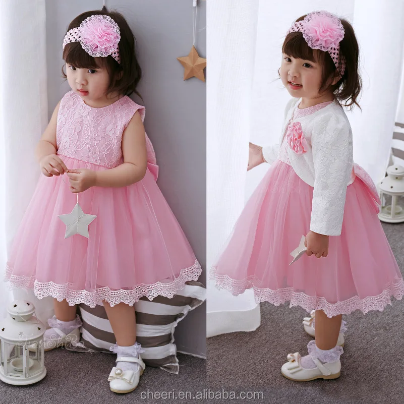 2017 Little Models Girls Icing Ruffle Dress Girls Kids Frocks Image
