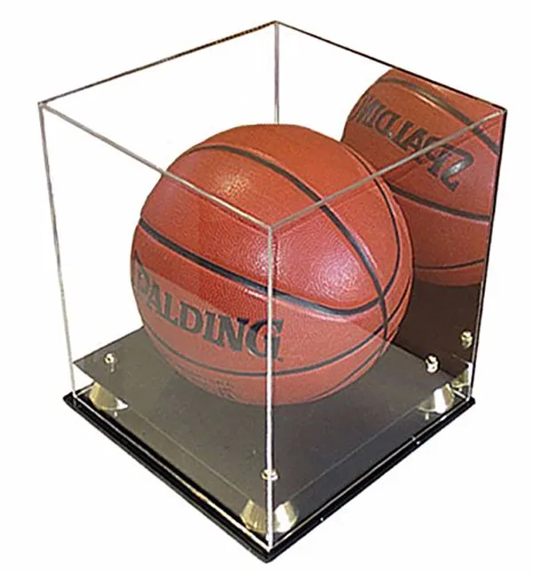 Deluxe Acrylic Display Case Box / Clear Plastic Basketball Display