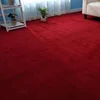 Stocks Cheap Machine Tufted Red color Wall to Wall Plain Carpet New Design Shanghai Hangju DN90 Series