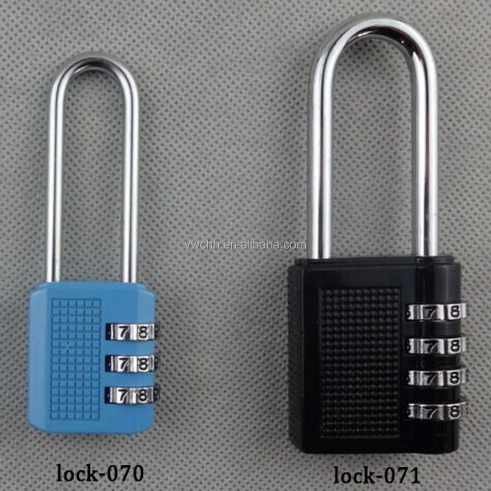 long shackle combination padlock