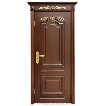 Modern Design Teak Wood Carving Bedroom Doors,Main Solid Wood Interior ...