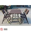 Solid And Durable Rattan Furniture Folding Plastic Dining Table