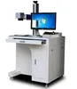 mini desktop optical fiber laser marking machine with Ezcad software on metal stainless steel rings
