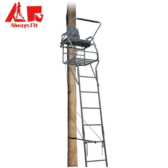 High Quality Aluminum Foldable One Man Tree Stand For Outdoor Hunting