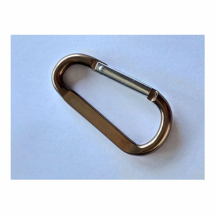 40mm Flat Mini Clip Custom Carabiners Aluminum Carabiner Clip Hook