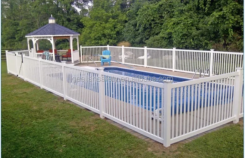 Plastic Vinyl Garden Picket Fence Temporary Fencing For Sale Cheap Used