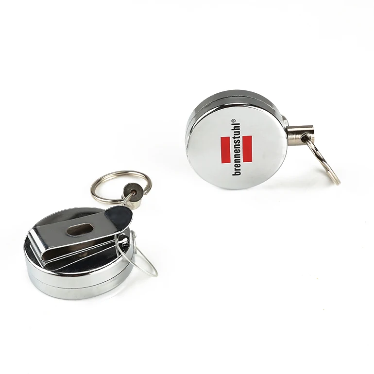 Steel Cord Retractable Pull Key Holder Badge Reel Key Reel Buy Badge