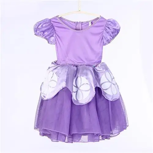 purple color dress for baby girl
