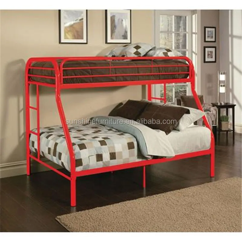 bunk beds with twin on top and full on bottom