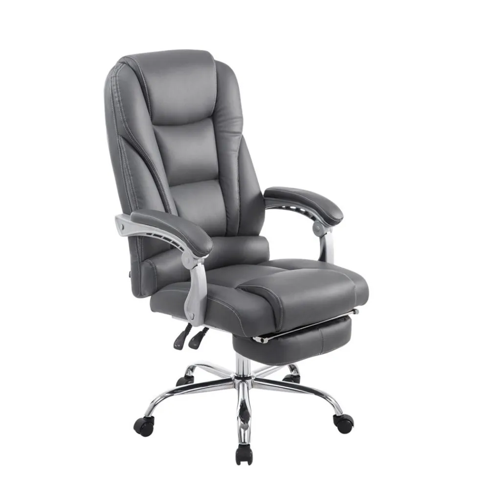 Pu Leather 180 Degree Adjustable Reclining Office Chair Comfortable