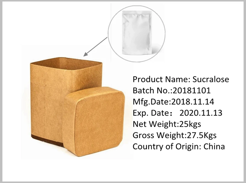 Sucralose, Artificial Sweetener Sucralose, CAS 56038-13-2 Price