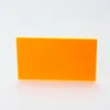 acrylic material supplier 8x4 feet 3mm thick fluorescent orange acrylic sheet