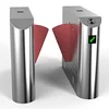 Electronic Retractable Ethernet Flap Gate 1.5mm Thickness 304 Stainless Steel Access Control ESD Turnstile System