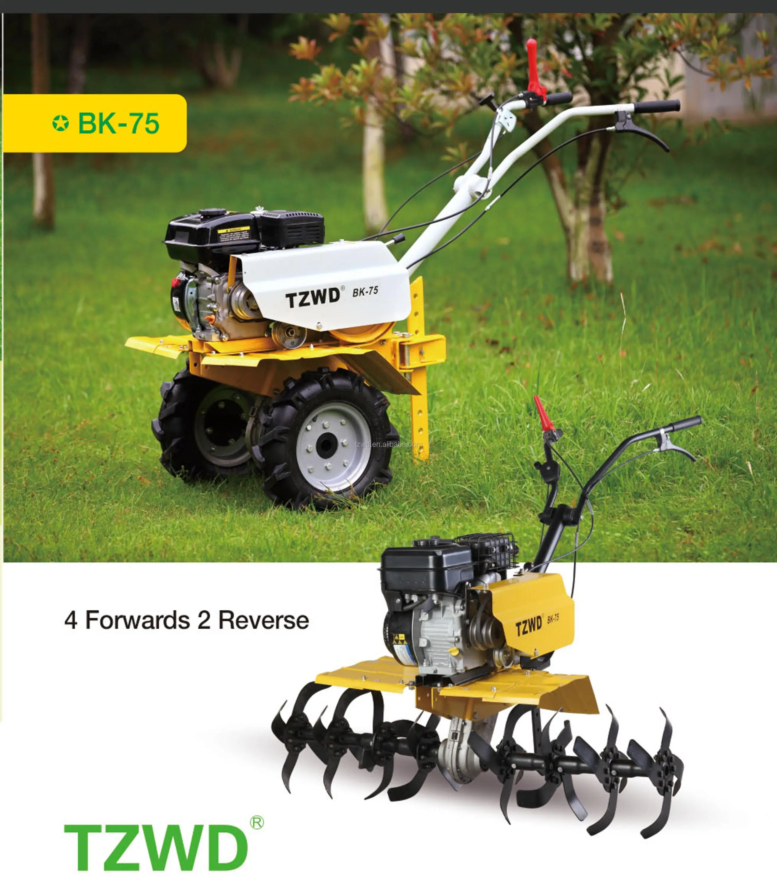 Tzwd Profession Agricultural Machinery/farm Power Tiller (bk75) Buy
