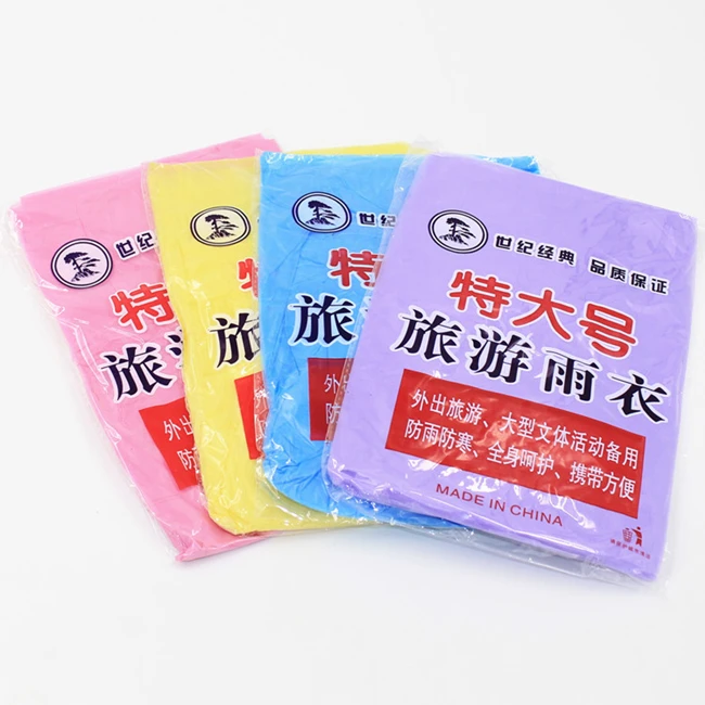 EVA point clear Raincoat custom logo rain coat with button white