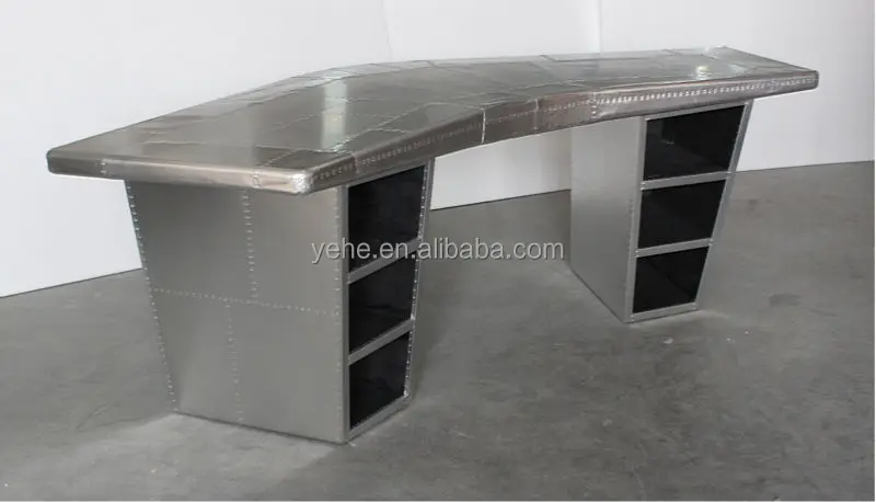 Aviator Office Desk Aluminum Desk Buy Aluminum Desk High