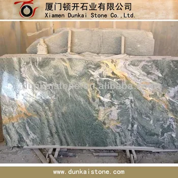 Rainforest Green Granite Slab