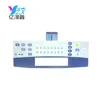 Electronic Graphic Overlay Metal Dome Flat Button Keypad Membrane Switch With Circuit Tail