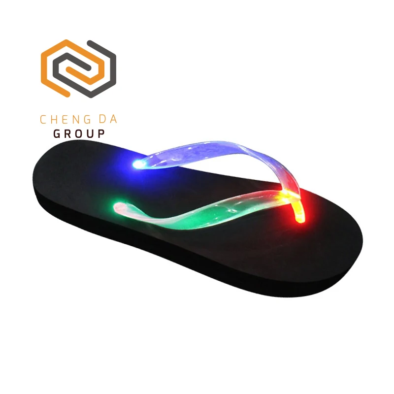 Led Light Up Women Custom Flip Flops 