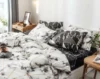 Single Print Cotton Fitted Bed Sheet Duvet Cover and Pillowcase