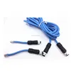 M12 plastic shell male to female connector waterproof connector
