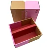 perfect gift box with lid gift packaging for boots packaging special two color shoe packaging box corrugated paper box