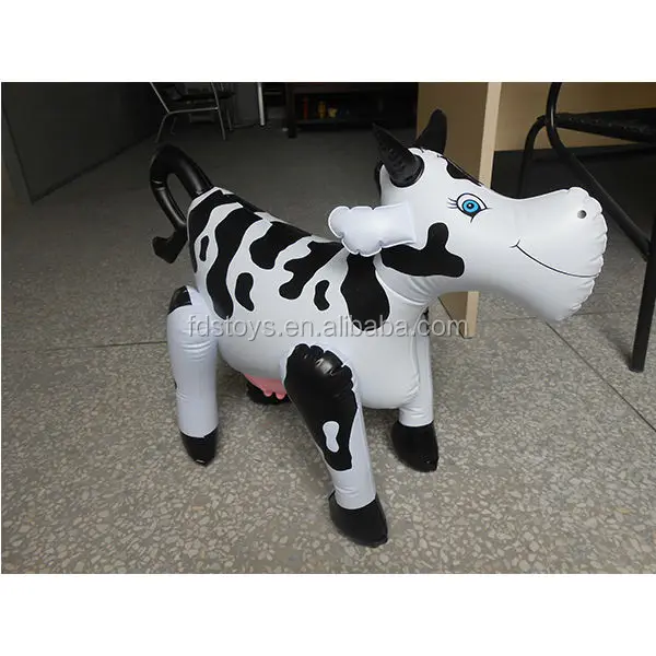 Party Inflatable Cow Blow Up Farm Yard Animal Novelty Toy Buy