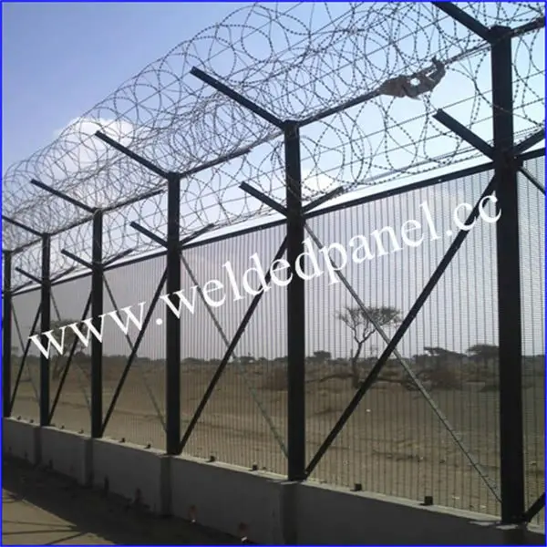 铁丝网围栏,军事基地安全围栏,旋风击剑