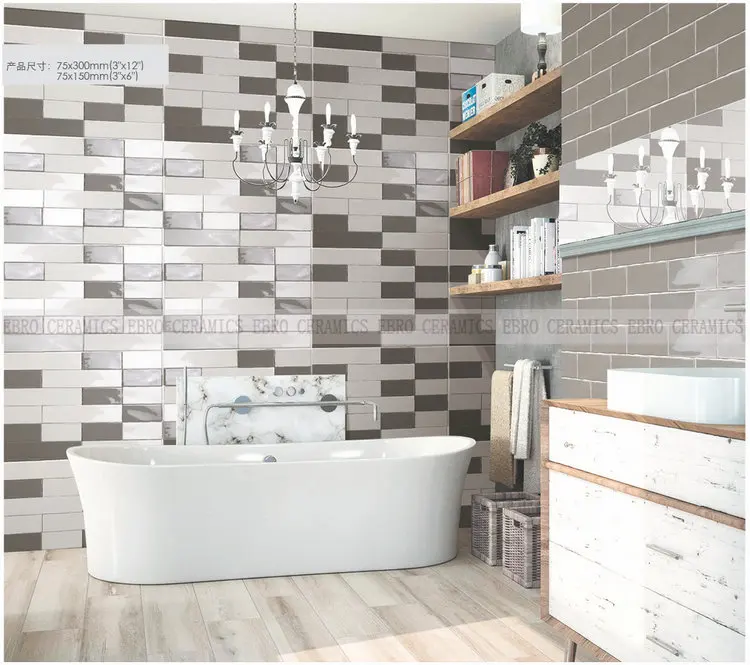 Alpha-azulejo De Pared De Cerámica Para Cocina Y Baño,Acabado Mate