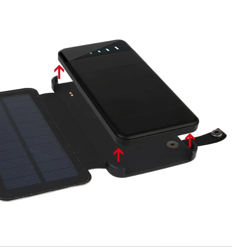 Portable Outdoor Solar Panel Power Bank,Solar Power Bank 10000mah For