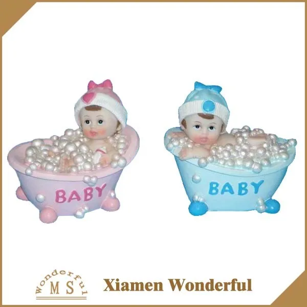 wholesale cute design baby shower souvenir gifts,resin baby shower figurines,resin baby gift