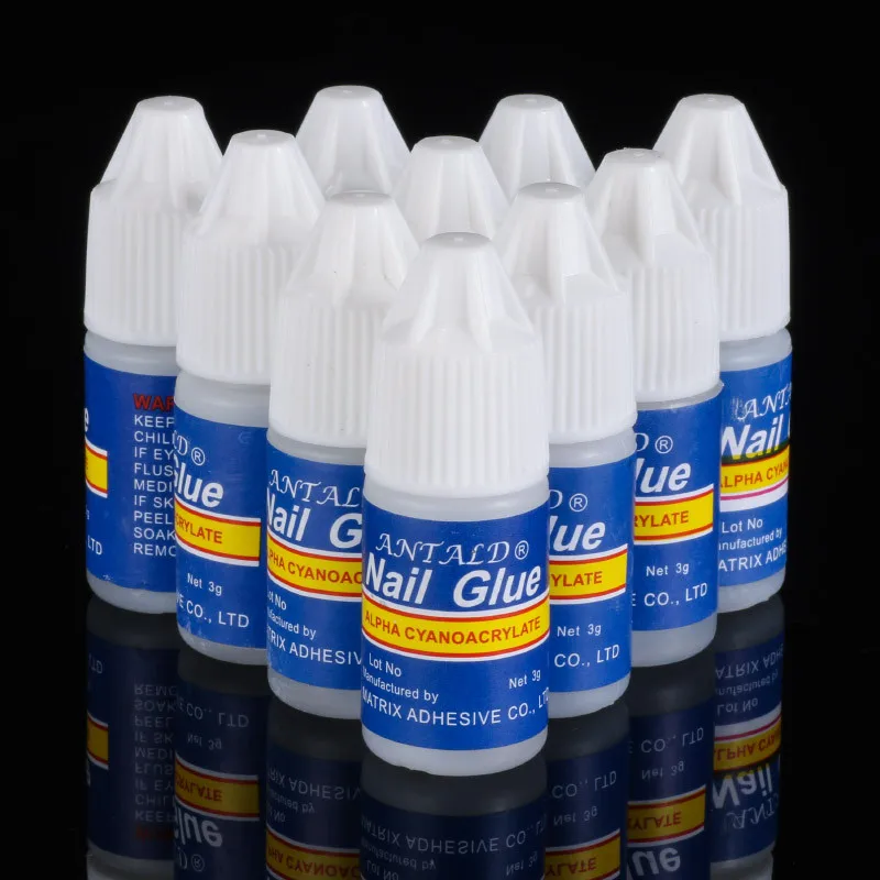 Queen Fingers Nag01 2g Pe Plastic Pink Bottle Packed Acrylic Nail Glue