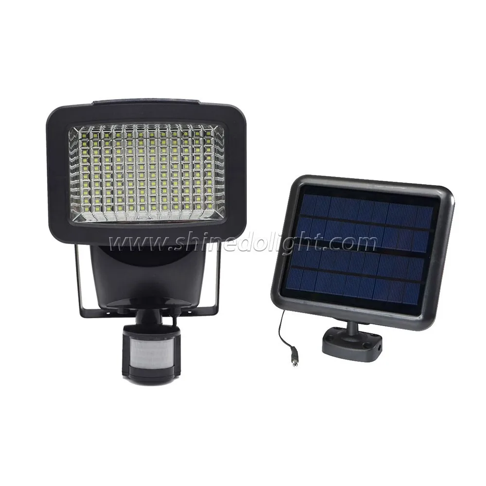 Shinedo 120 Led Solar Outdoor Wall Lamp,Super Bright Solar Power Motion ...