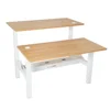 Metal Frame Office Desks and Workstations Electric Height Adjustable Table Leg with 4 Motor Drivers for Office Modern Furniture