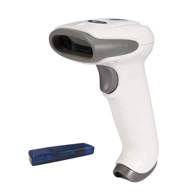 Winson WNC-6062/V Portable 1D CCD Barcode Scanner 2.4Ghz Wireless Communication Scanner