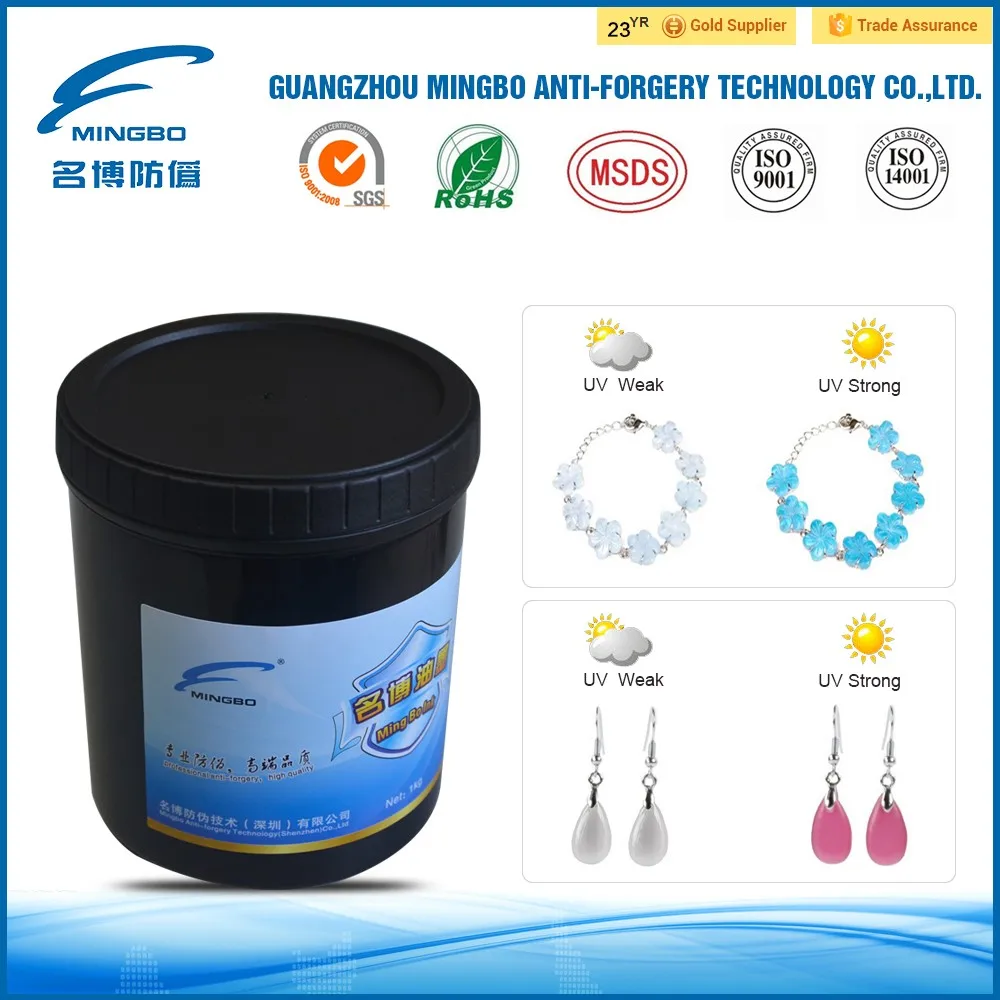 mingbo security solar discoloration ink