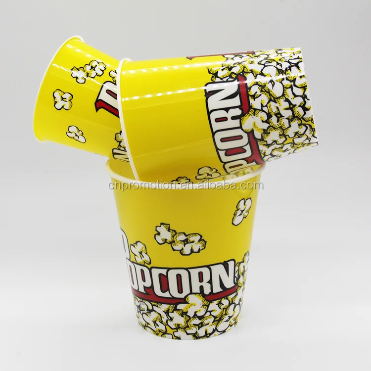 63 Oz. Reusable Plastic Pp Mini Bucket Popcorn Bucket Set Personalized
