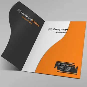 Customized A4 Paper Presentation Folder With Card Slot Customized A4 Paper Presentation Folder With Card Slot