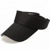 Cotton fabric color sun visor cap and hats with logo designed