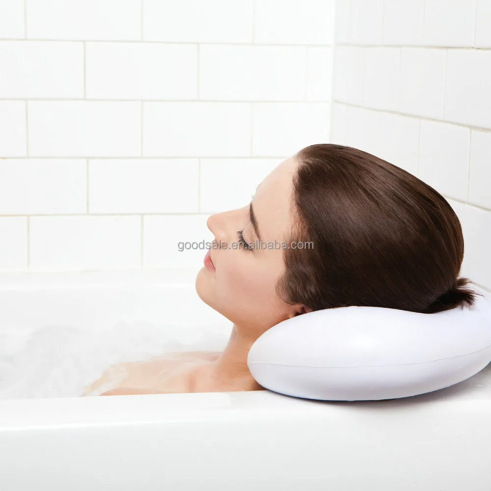 Luxury Spa Bath Pillow With Heavy Duty Suction Cups Bath Pillow