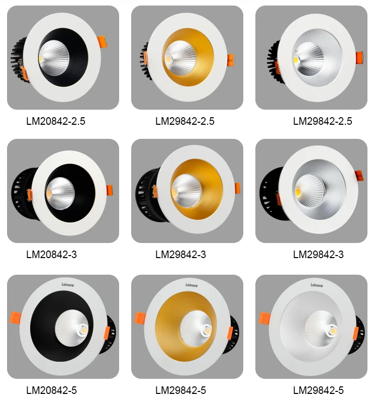 product-15w cob chip led downlight,cob new 6-25w directional fire rated led downlight-Leimove-img