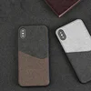 New mobile phone case for iphone X/XS/XR/XS MAX .Card protector for apple simple color matching cloth pattern
