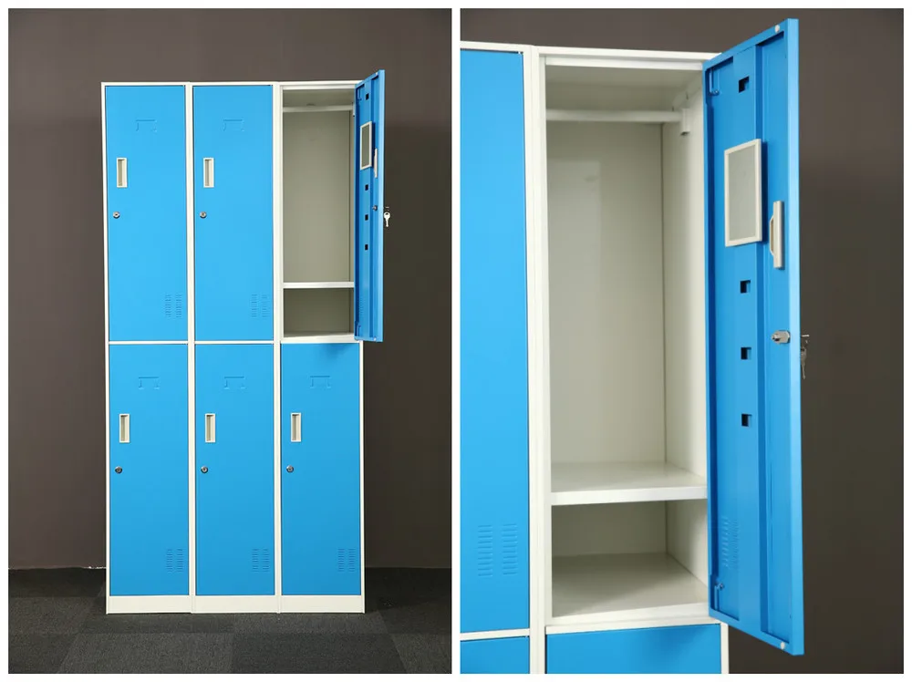 Double Door Steel Cabinet Lockers Digital Lock Steel Gym Locker - Buy ...