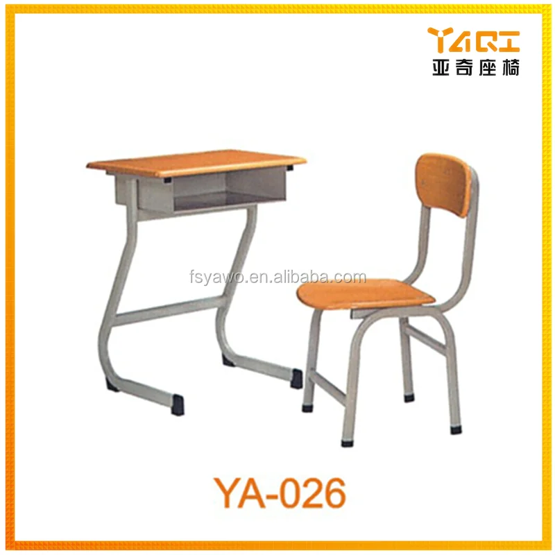 Wood Material School Desk And Chair Kindergarten Classroom Furniture