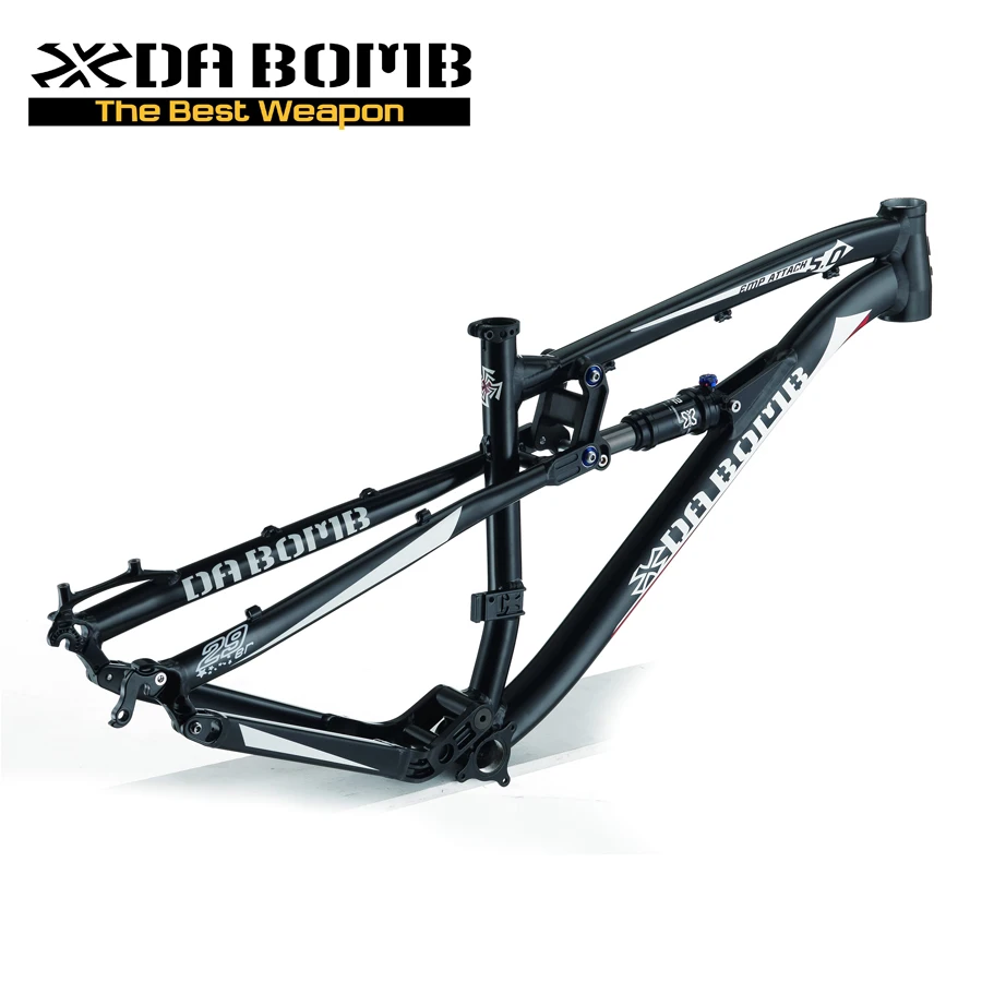 aluminum full suspension mountain bike frame