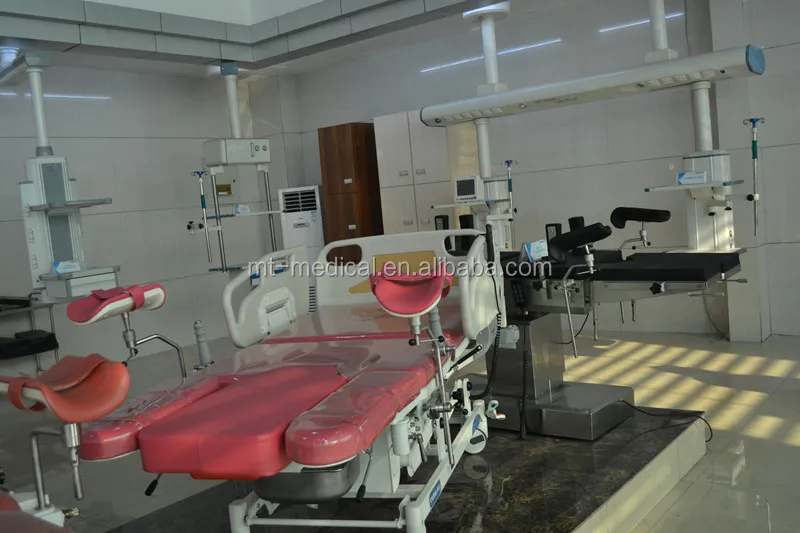 Hospital Stainless Steel Electric Furniture Gynecological Obstetric Examination Delivery Bed