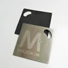 metal square bottle opener coasters with customized logo