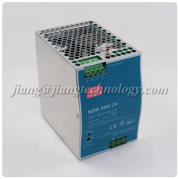 Meanwell Industrial Din Rail Smps Ndr-480-24 480w 24v 20a Switch Power ...