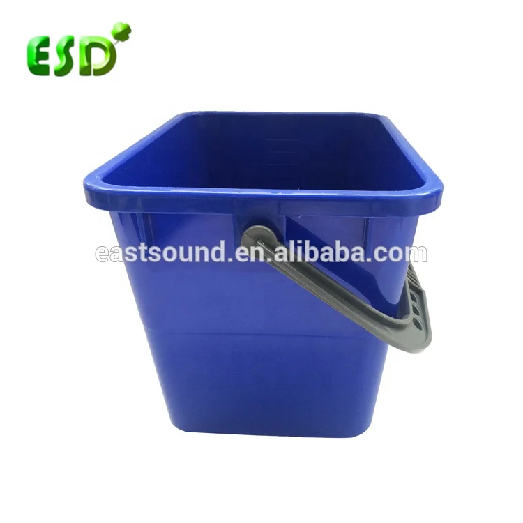 Esd Rectangular Plastic Bucket With Lid With Handle Buy Bucket With