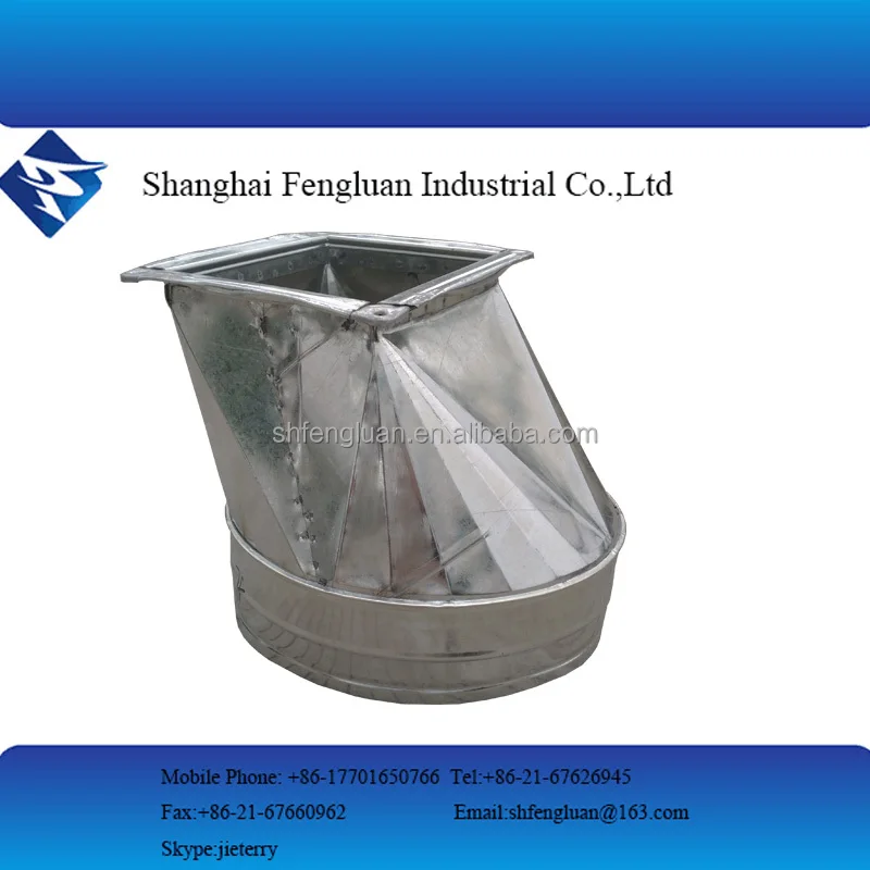 Supply Rectangular To Round Connector Hvac System Air Duct Buy Rectangular To Round Connector
